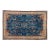 Vintage Blue Chinese Peking-Style Floral Pagoda Rug For Sale
