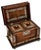 Wood Outstanding Antique Victorian Rosewood Veneer Tea Caddy Box With Fancy Abalone Inlay Features - Circa 1870s For Sale - Image 7 of 18