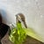 Light Green Antique Claret Wine Decanter/Carafe of Light Green Glass and Silver Plate, England For Sale - Image 8 of 12