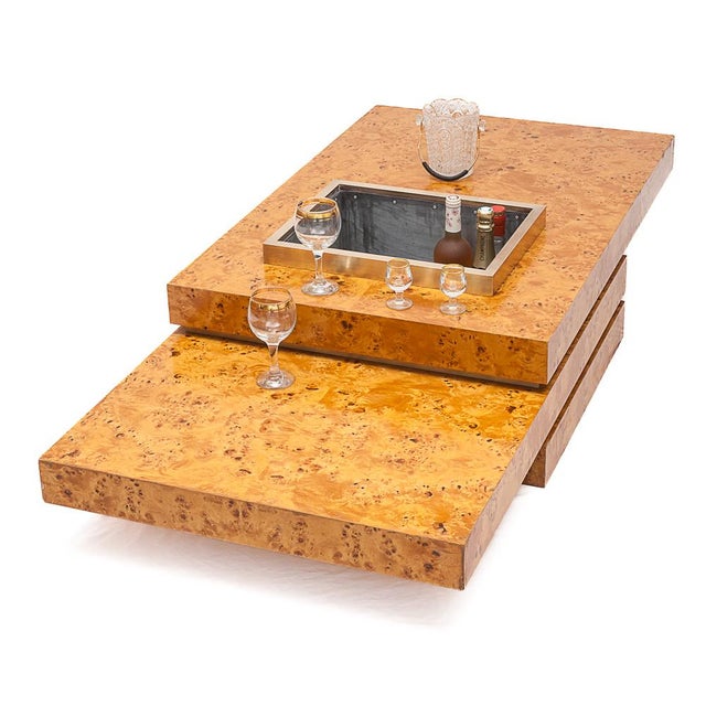 Wood Coffee Table by Jean Claude Mahey, 1970s For Sale - Image 7 of 10