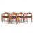 Mid-Century Modern Hans Wegner for Johannes Hansen Mid Century Danish Teak the Chair - Set of 8 For Sale - Image 3 of 11