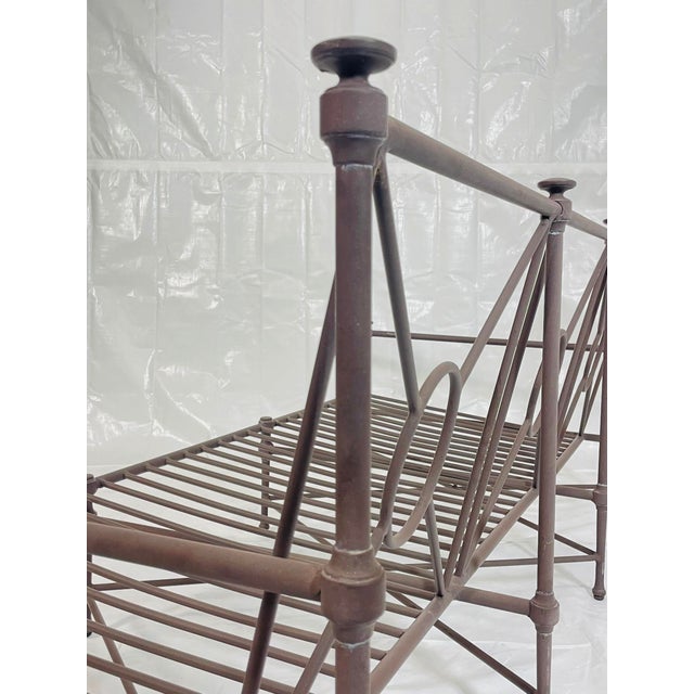 Stunning Aluminum Outdoor Sofa by Restoration Hardware, Modern Seating For Sale - Image 15 of 18