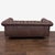 Animal Skin Highland House 3-Seat Brown Leather Chesterfield Sofa For Sale - Image 7 of 12