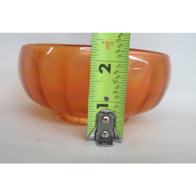 Early 20th Century Imperial Glass Chesterfield Marigold Carnival Glass Line 600 Bowl Dish 4482b For Sale - Image 5 of 8