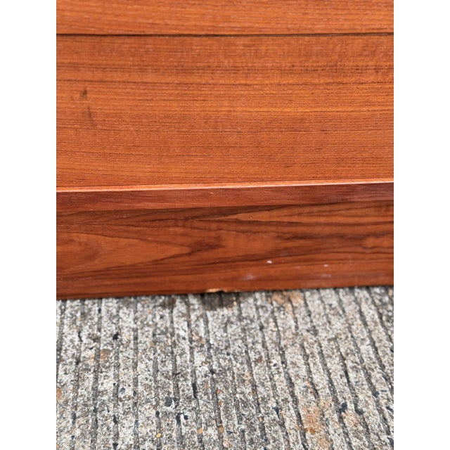 1960s Danish Modern Style Teak Five-Drawer Dresser For Sale - Image 12 of 12