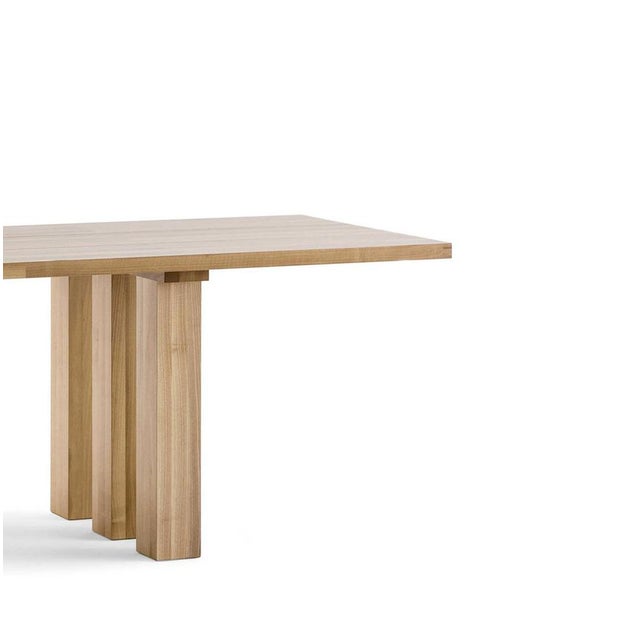 Not Yet Made - Made To Order Mid-Century Modern Style La Basilica Table in Wood by Mario Bellini For Sale - Image 5 of 10