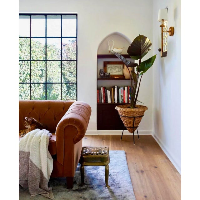 Brass Brass & Iron Footman Trivet/Stool For Sale - Image 8 of 8