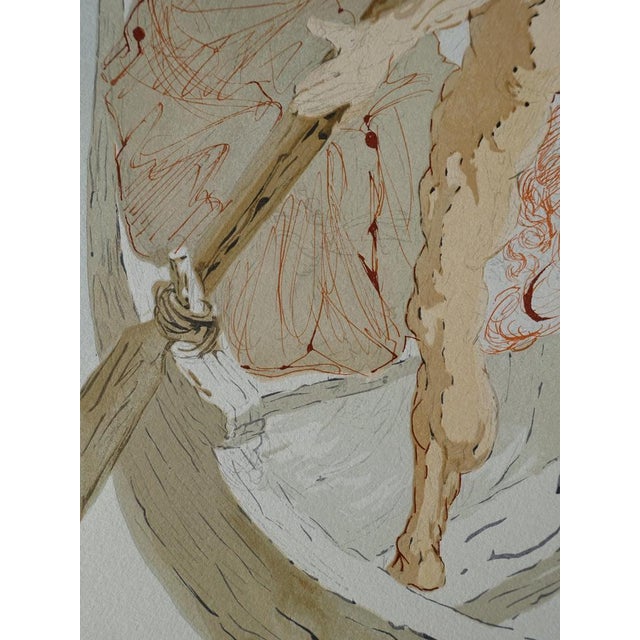 Salvador Dali, Charon et le passage de l'Achéron, Nude, Etching For Sale - Image 4 of 6