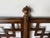 Wood 1970s Baker Hollywood Regency Style Walnut Fretwork King Size Headboard For Sale - Image 7 of 13