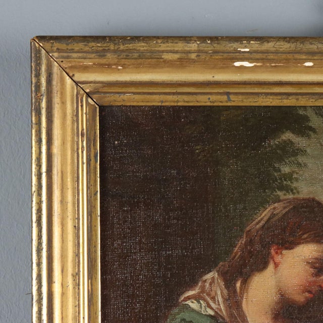 Allegory of Charity, Oil on Canvas For Sale - Image 7 of 9