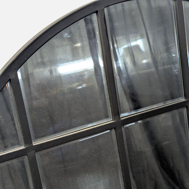Modern Walker Edison Windowpane Mirror For Sale - Image 3 of 4
