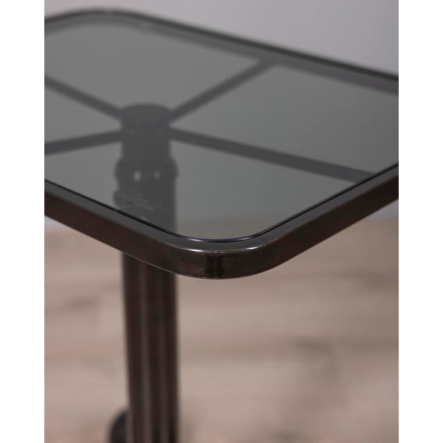 Metal Vintage Trolley Table in Black Metal from Allegri For Sale - Image 7 of 11