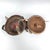 African Early 20th Century Small Mesob Lidded Leather Wrapped Lunch Basket Ethiopia For Sale - Image 3 of 7