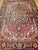 Textile Vintage Heriz Serapi Rug, Hand-Knotted Wool, Geometric Medallion Pattern, Brick-Red & Blue, 9x12 For Sale - Image 7 of 15