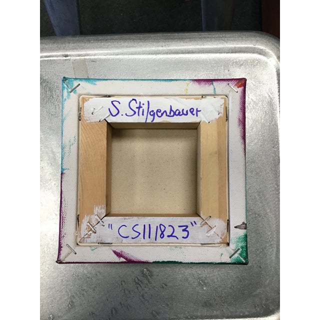 Contemporary “CS111823” Little Abstract Color Field Painting on Stretched Canvas by Stephen Stilgenbauer For Sale - Image 3 of 3