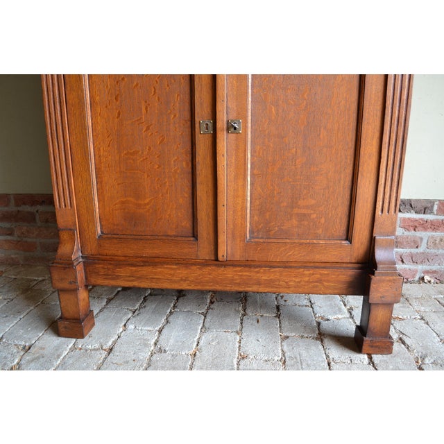 Antique Empire Oak Sideboard For Sale - Image 4 of 10