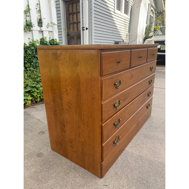 Vintage Ethan Allen Solid Maple Dresser Chairish
