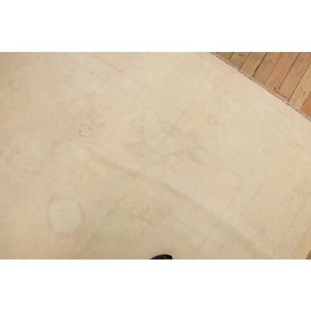 Early 20th Century Early 20th Century Old Wool Turkish Square Oushak - 6'6" x 6'7" For Sale - Image 5 of 10
