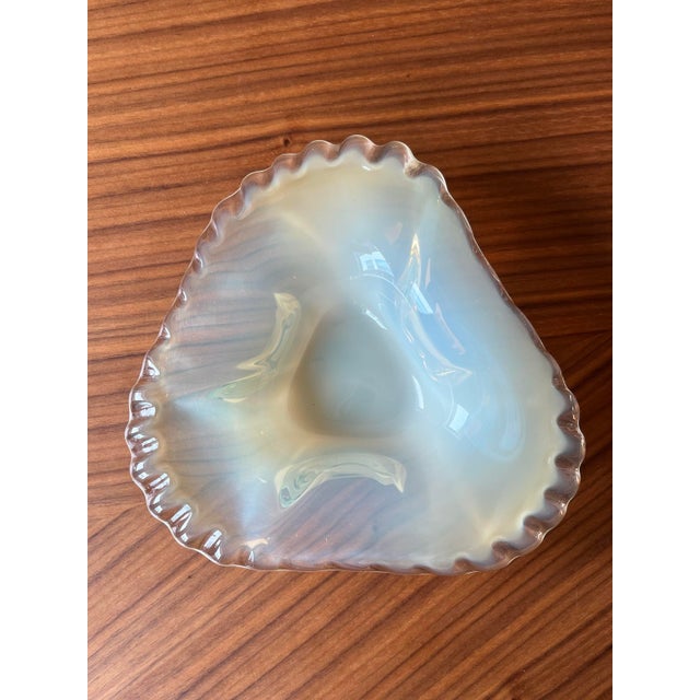 Murano Vintage Hand-Blown Italian Jelly Fish Glass Bowl For Sale - Image 4 of 8