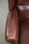 Animal Skin Vintage Wing Chair in Sheepskin Leather For Sale - Image 7 of 15