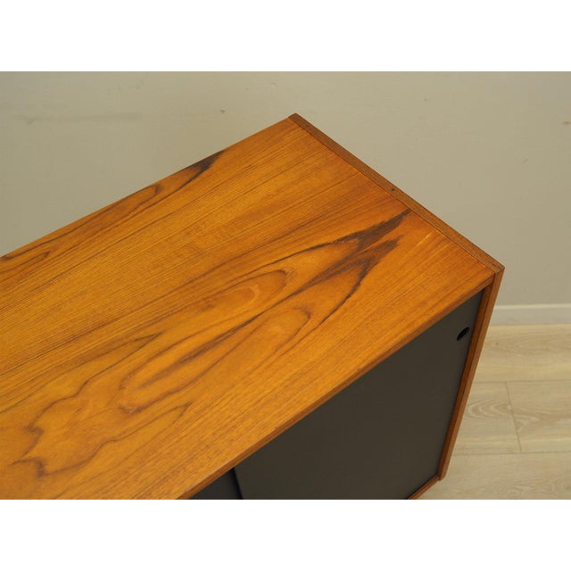 Black Danish Teak Cabinet, 1960s For Sale - Image 8 of 16