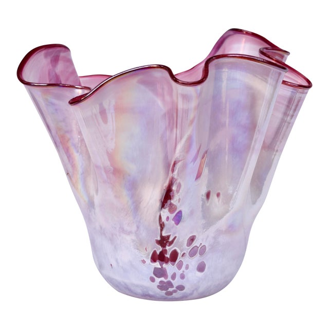 Studio Art Glass Handkerchief Vase Chairish