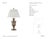 Chapman & Myers by Visual Comfort Signature Classical Urn Form Medium Table Lamp in Antique Nickel with Silk Pleat Shade...