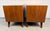 Pair of Unique Mid 20th Century Modern Walnut Nightstands For Sale - Image 11 of 18