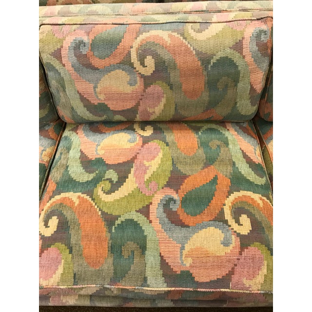 Wood 1970s Vintage Milo Baughman Style Sofa For Sale - Image 7 of 8