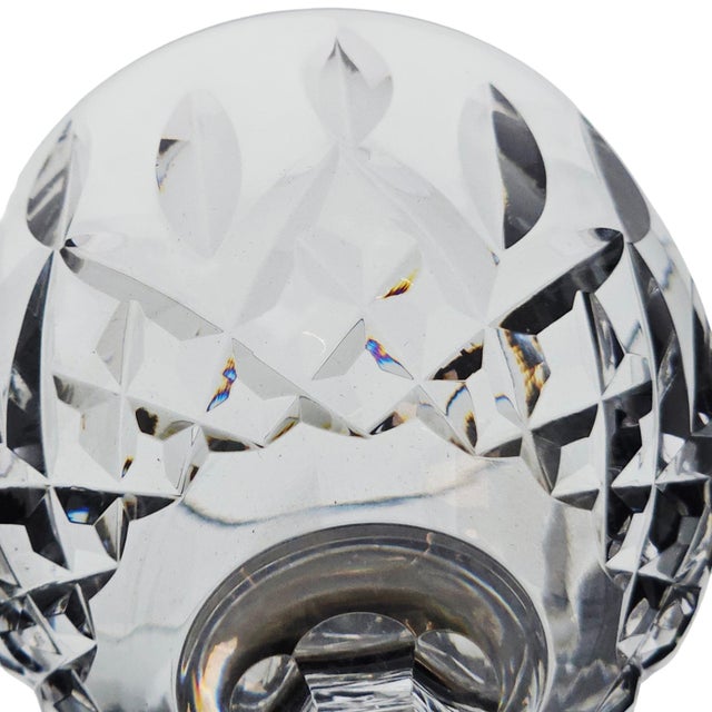 Victorian Late 20th Century Waterford Lismore Hand Cut Crystal Hock Wine Glass For Sale - Image 3 of 10