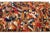 Tan Vintage Moroccan Handmade Allover Motif Multicolor Wool Rug For Sale - Image 8 of 12