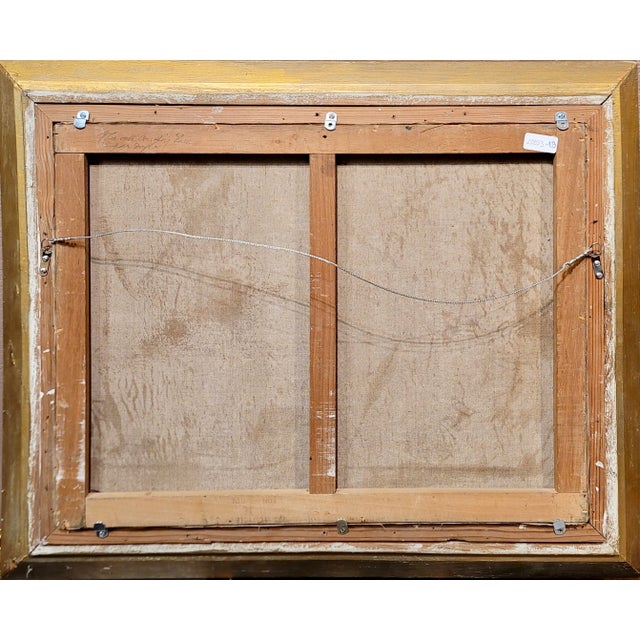 Robert Duflos -Reclined Nude Female -1930s French Oil Painting For Sale - Image 10 of 11