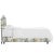 Spritely Home Kenmore Bed in Cream Belize Chinoiserie, King For Sale - Image 4 of 6