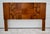 Vtg. MCM Style Queen Size Lane Staccato Brutalist Collection Walnut Headboard For Sale - Image 4 of 12