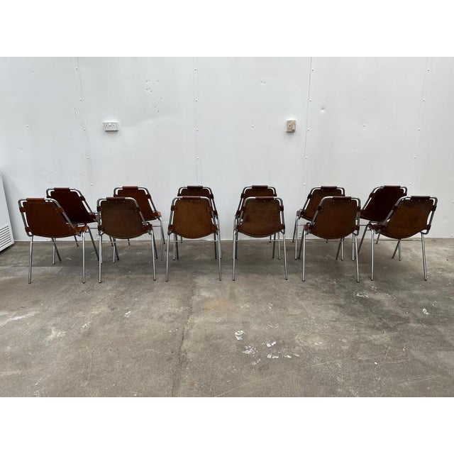 Les Arcs Chairs by Charlotte Perriand for Cassina, 1968, Set of 12 For Sale - Image 11 of 14