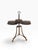 Vintage Maitland-Smith Trefold Tooled Leather & Brass Side Table For Sale - Image 9 of 16