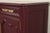 Baker Funiture Style French Provincial Louis XV Burgundy Lacquered Sideboard Credenza, Newly Refinished For Sale - Image 11 of 18