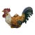 Vintage 1970s Italian Ceramic Majolica Rooster Tureen For Sale