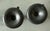 Silver Pair of Vintage Pewter Chamberstick Candle Holders For Sale - Image 8 of 9