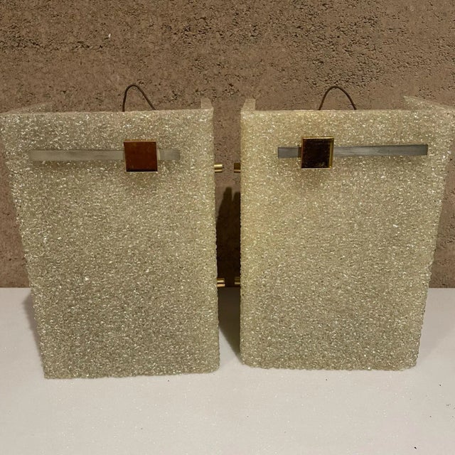 1970s Minimalist Modern Arlus Textured Wall Sconces, France - a Pair For Sale - Image 12 of 12