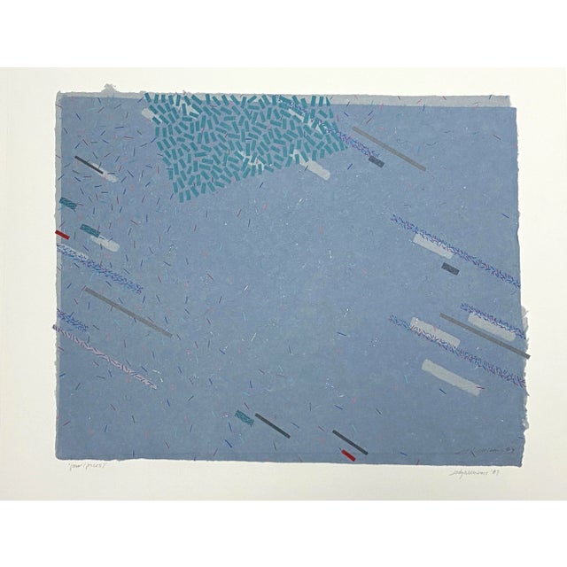 1980s 1987 "Forces" Abstract Mixed-Media Collage by Jody Williams For Sale - Image 5 of 5