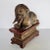 Antique Wooden Chinese Young Elephant Resting on Plinth Statue For Sale - Image 4 of 11