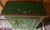 This antique Eastern European hand painted cabinet has sturdy shelving inside for storage. It was imported to the US from...