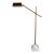 Currey & Company Modern Antique Brass Repertoire Floor Lamp For Sale