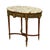 Rococo Antique Rococo‑Style Marble‑Top Center Table With Giltwood Carved Base For Sale - Image 3 of 6