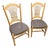French Rustic Country Dining Chairs, Set of 2 For Sale