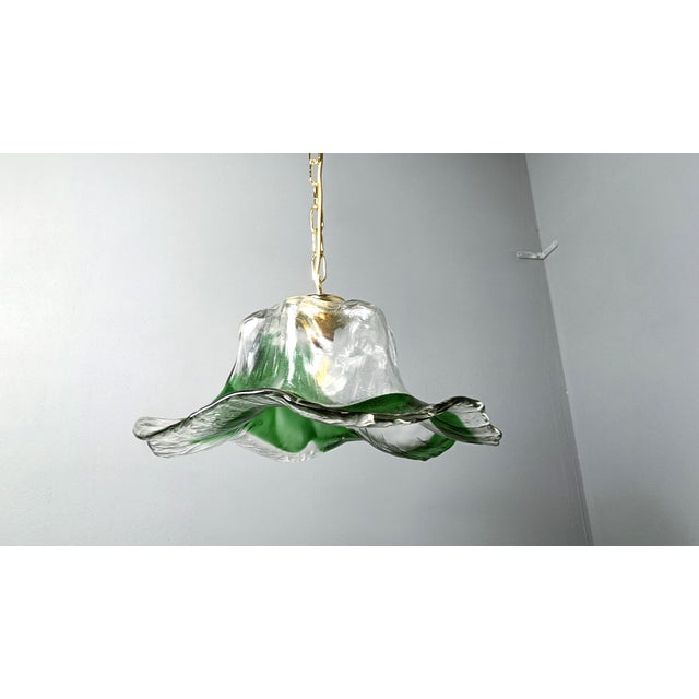 Vintage Murano Glass Pendant Light from Mazzega, 1960s For Sale - Image 9 of 11