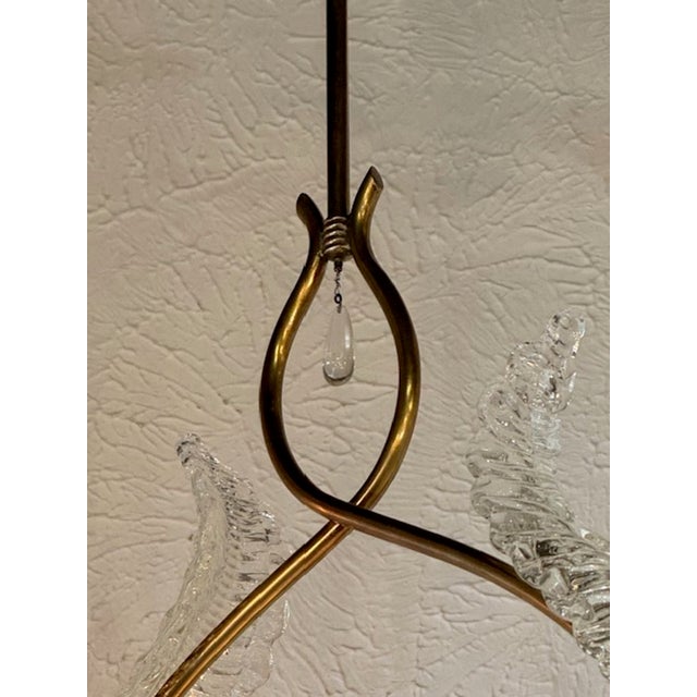 1970s Italian Murano Pendant After Barovier & Toso For Sale - Image 5 of 6