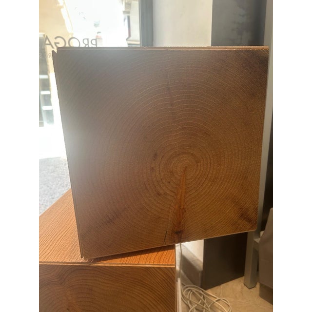 Mogg mod. Corteccia surprisingly, this wooden beam hides a storage unit! made of real larch veneered plywood, corteccia is...