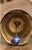 Antique 1880-1920 Chinese Cloisonné Enamel Hand Bell Blue Floral Metal 5” Ornate For Sale - Image 4 of 4